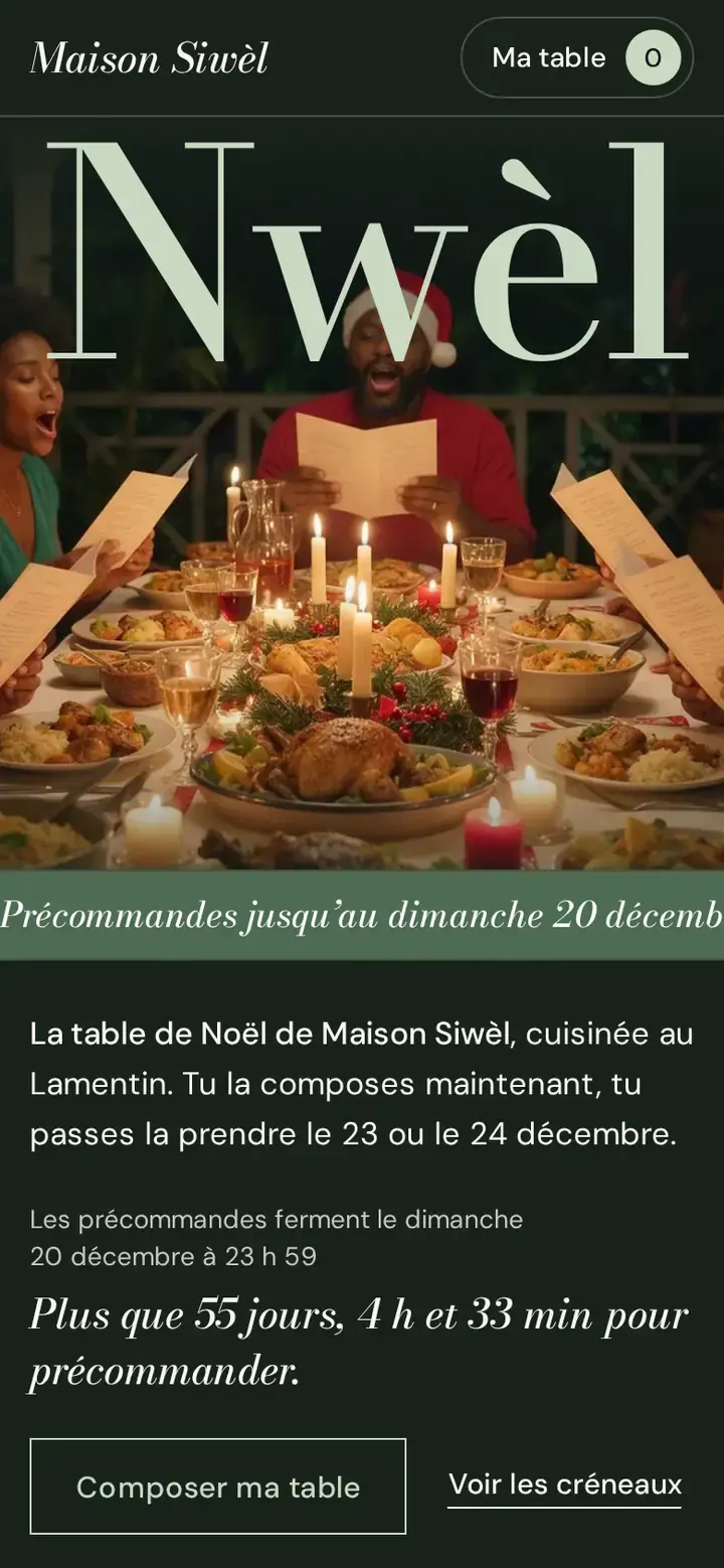 Fèt, déclinaison Mariage, sur téléphone