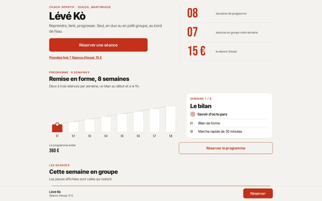 Thème Fòs sur ordinateur, avec un commerce imaginé.