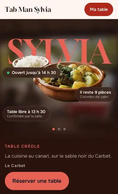 Le haut de la vitrine avec la palette Piment.