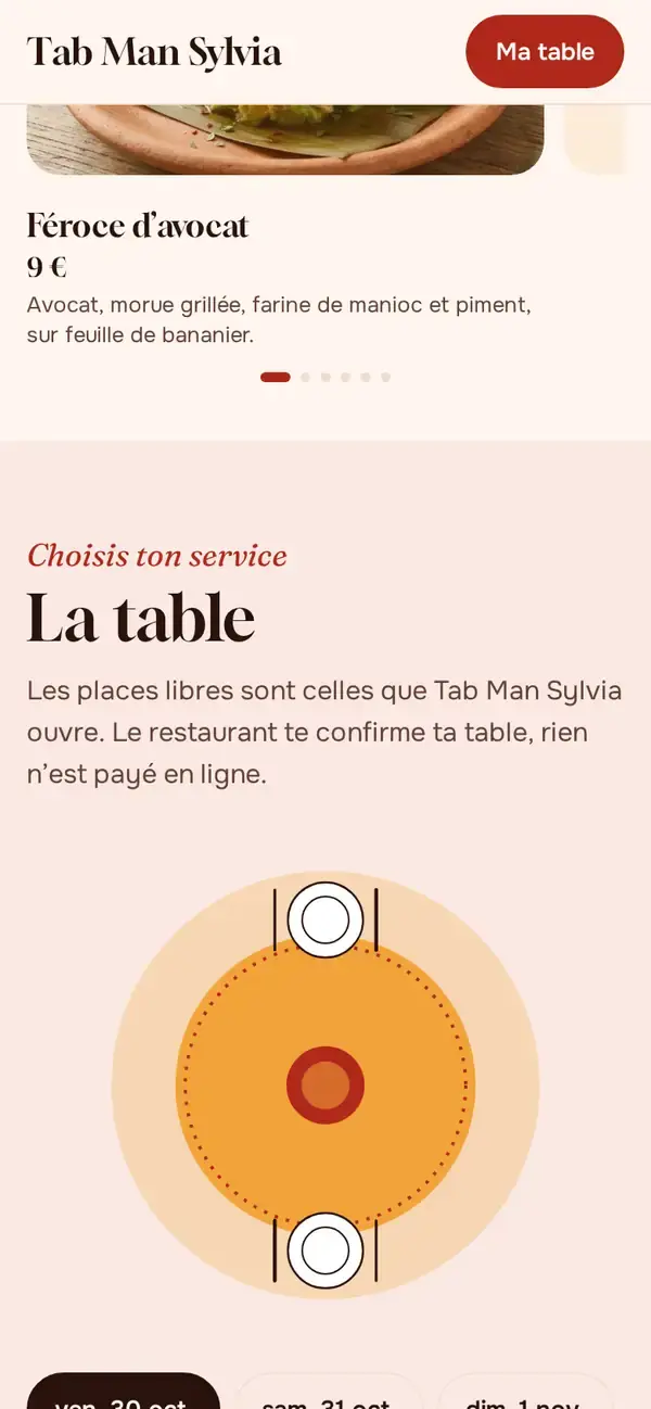 Thème Kannari sur téléphone, réglé avec le schéma piment, avec un commerce imaginé.