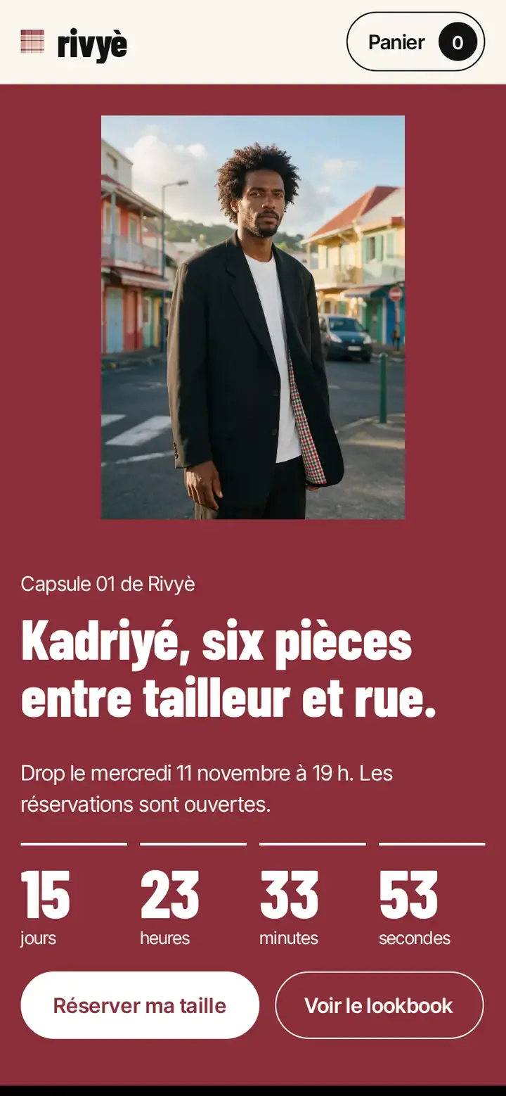 Madras, déclinaison Couture, sur téléphone