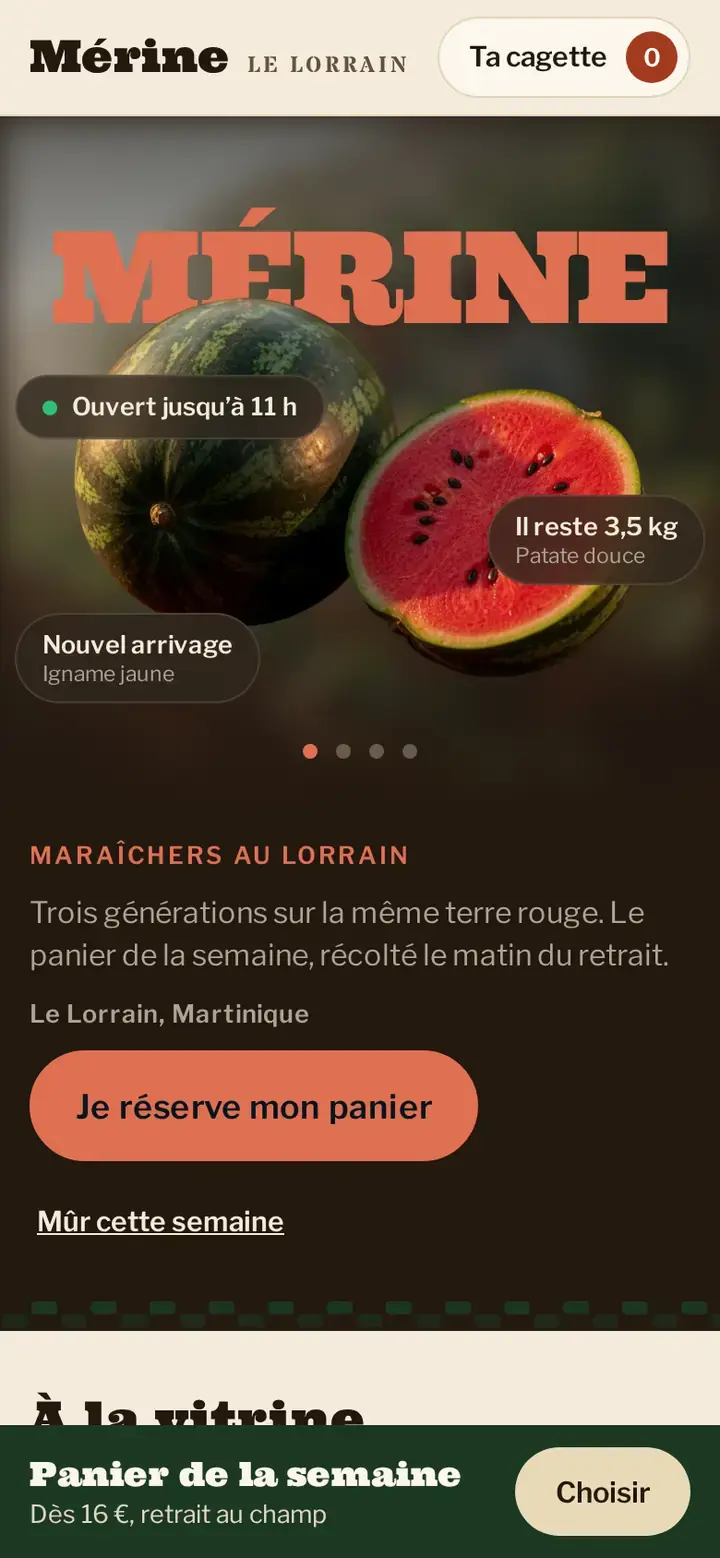 Thème Bitasyon, déclinaison Comice, avec un commerce imaginé.