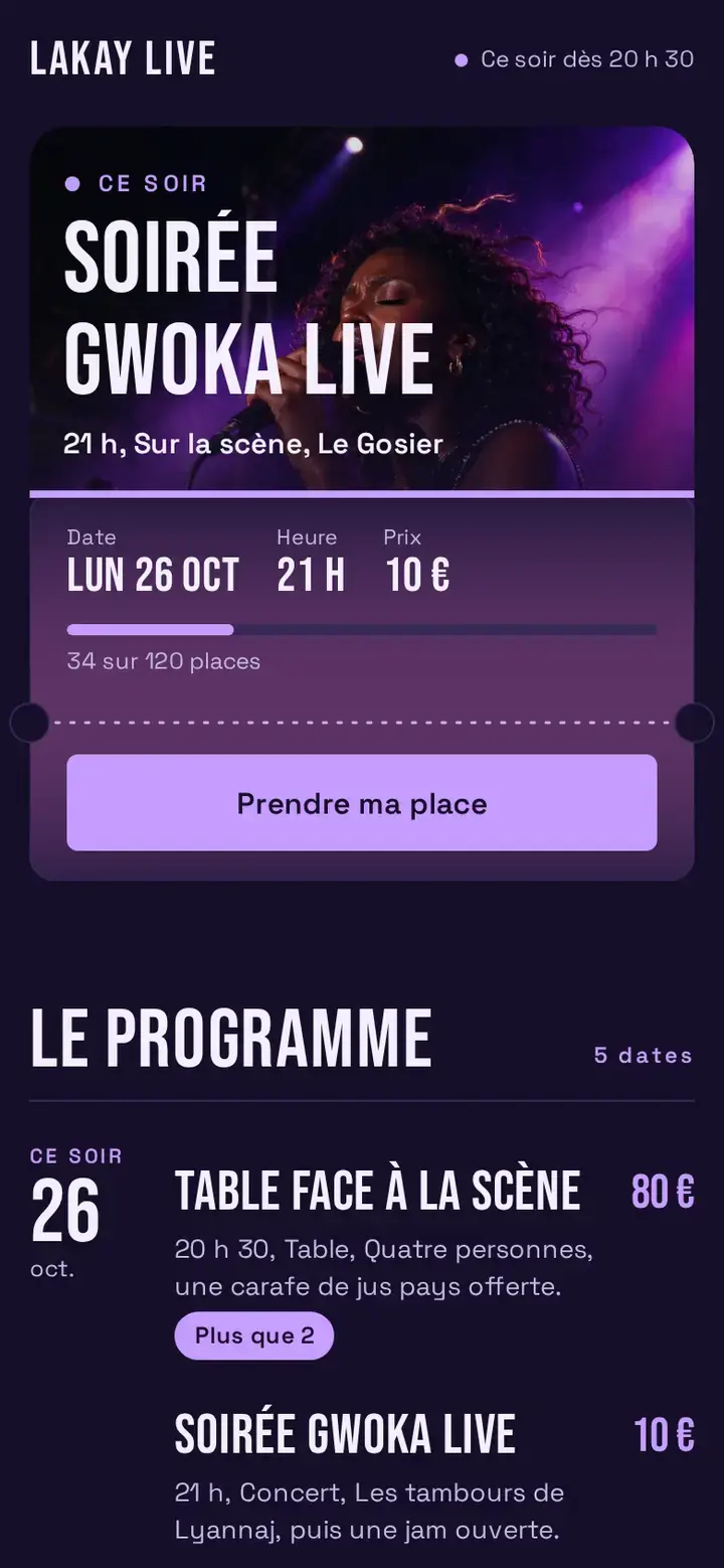 Thème Lannwit, déclinaison Lounge, avec un commerce imaginé.